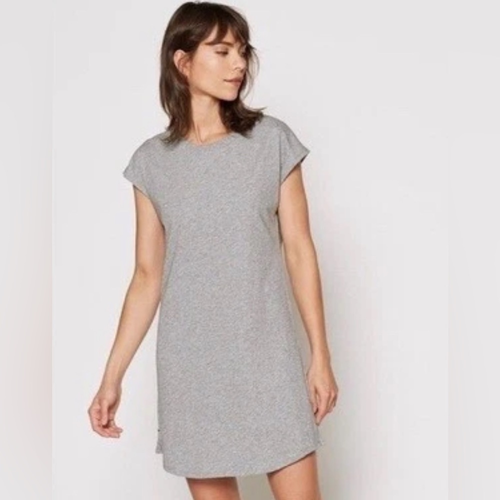 Joie - Grey Cap Sleeve Cotton T-Shirt Dress Super Soft